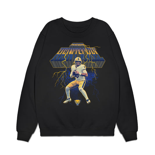Pittsburgh - NCAA Football : Mason Heintschel - Collage Premium Crewneck Sweatshirt-0