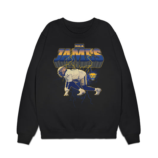Pittsburgh - NCAA Football : Nick James - Collage Premium Crewneck Sweatshirt-0
