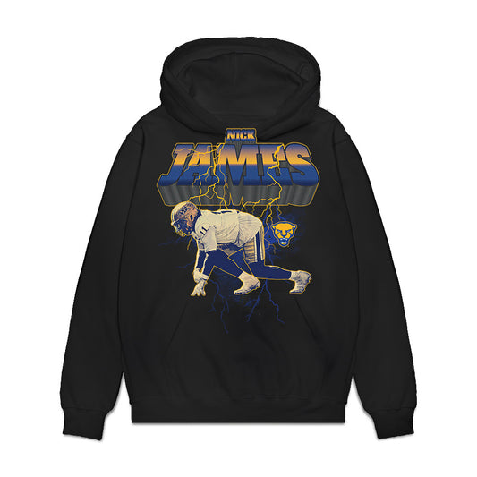 Pittsburgh - NCAA Football : Nick James - Collage Premium Hooded Sweatshirt-0