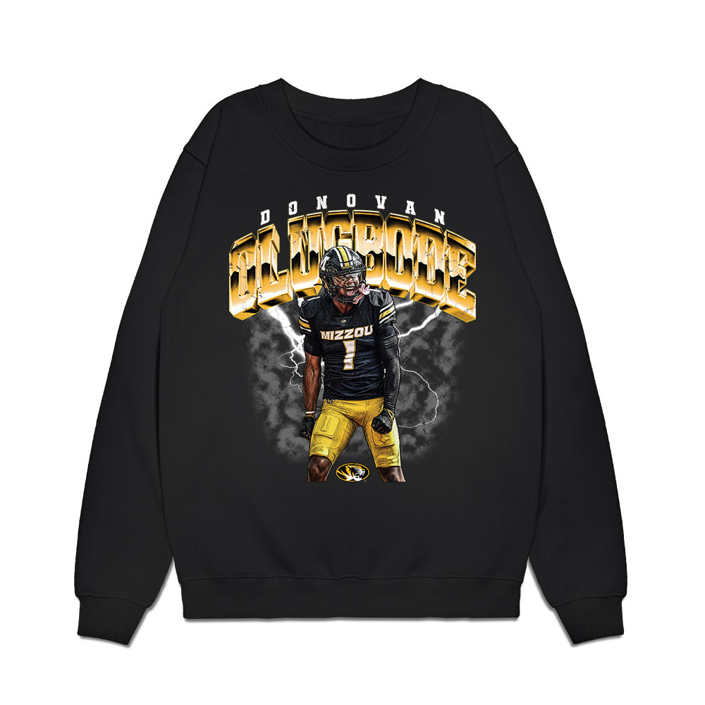 Missouri - NCAA Football : Donovan Olugbode - Collage Premium Crewneck Sweatshirt-0