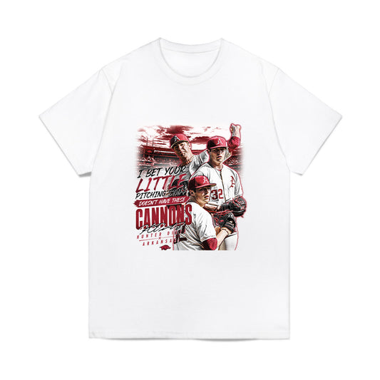 Arkansas - NCAA Baseball : Hunter Dietz - Collage Comfort Colors T-Shirt-0