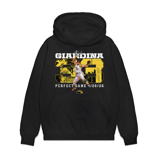Southern Miss - NCAA Softball : Kayla Giardina - Collage Premium Hooded Sweatshirt-0