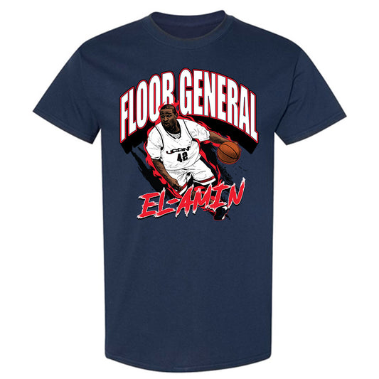 UConn - Men's Basketball Legends : Khalid El-Amin - Floor General T-Shirt-0