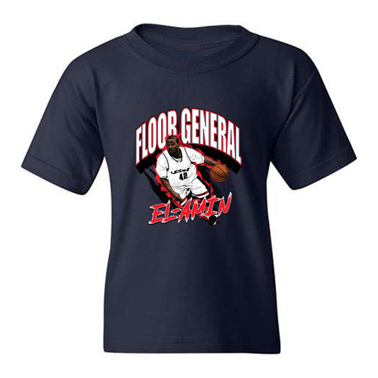 UConn - Men's Basketball Legends : Khalid El-Amin - Floor General Youth T-Shirt-0