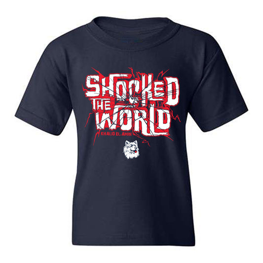 UConn - Men's Basketball Legends : Khalid El-Amin - Shockwave Youth T-Shirt-0
