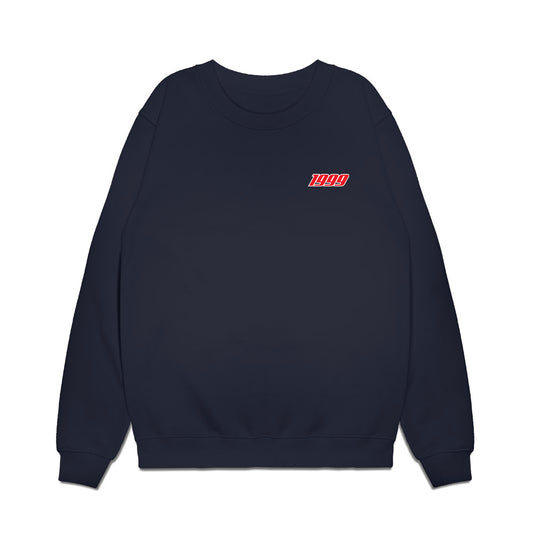 UConn - Men's Basketball Legends : Khalid El-Amin - Graphic Story Premium Crewneck Sweatshirt-0