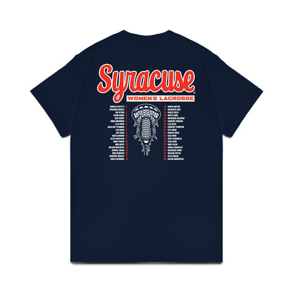 Syracuse - NCAA Womens Lacrosse : 2026 NCAA Championship Roster List Comfort Colors T-Shirt-1