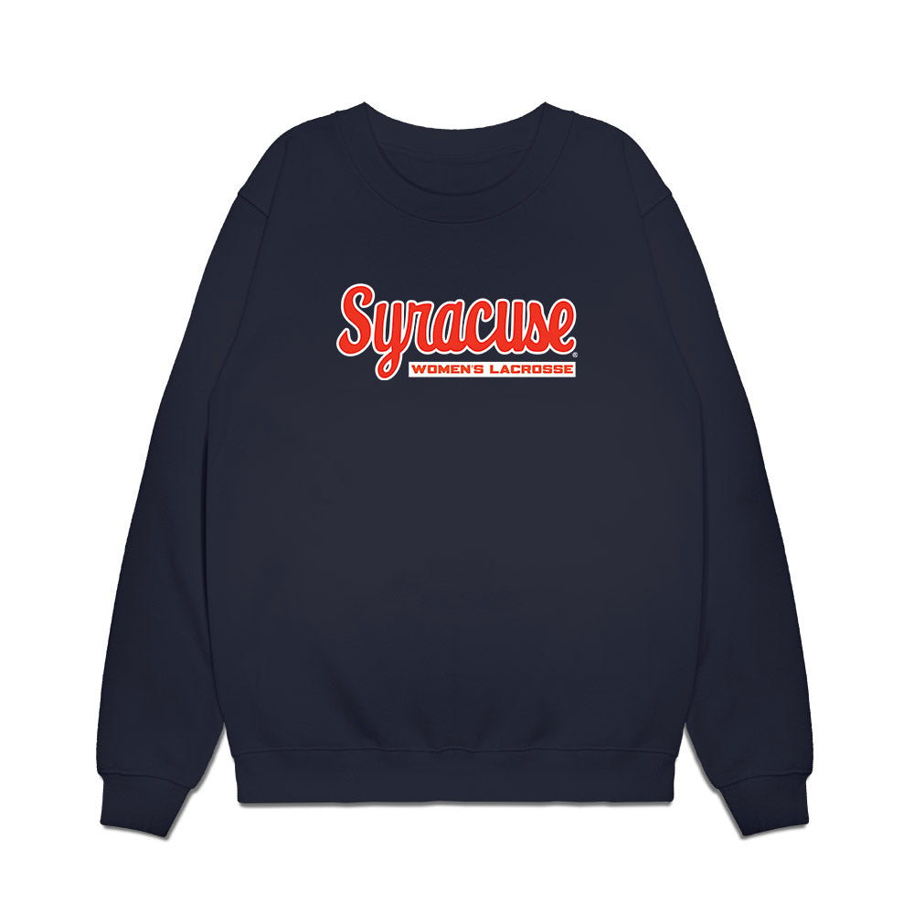 Syracuse - NCAA Womens Lacrosse : 2026 NCAA Championship Roster List Premium Crewneck Sweatshirt-0