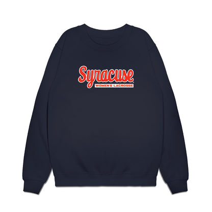 Syracuse - NCAA Womens Lacrosse : 2026 NCAA Championship Roster List Premium Crewneck Sweatshirt-0