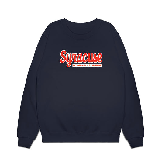 Syracuse - NCAA Womens Lacrosse : 2026 NCAA Championship Roster List Premium Crewneck Sweatshirt-0