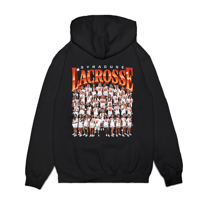 Syracuse - NCAA Womens Lacrosse : 2026 NCAA Championship Team Collage Premium Hooded Sweatshirt-1