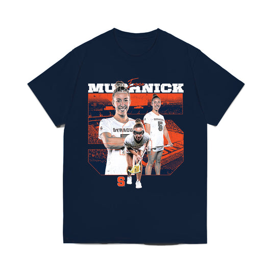 Syracuse - NCAA Women's Lacrosse : Emma Muchnick - Collage Comfort Colors T-Shirt-0