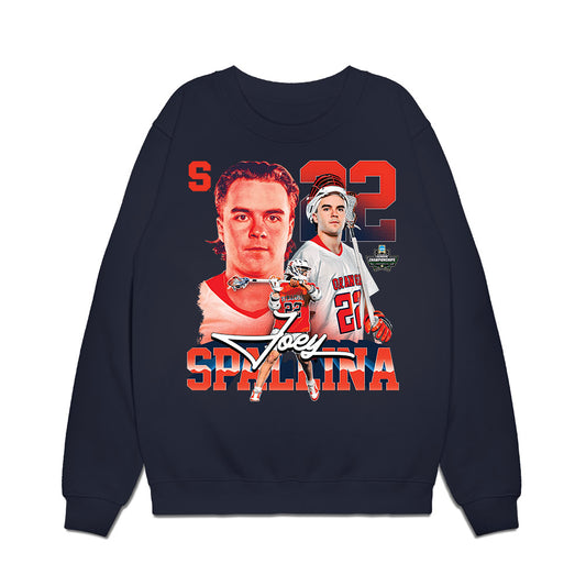 Syracuse - NCAA Men's Lacrosse : Joey Spallina - Collage Premium Crewneck Sweatshirt-0