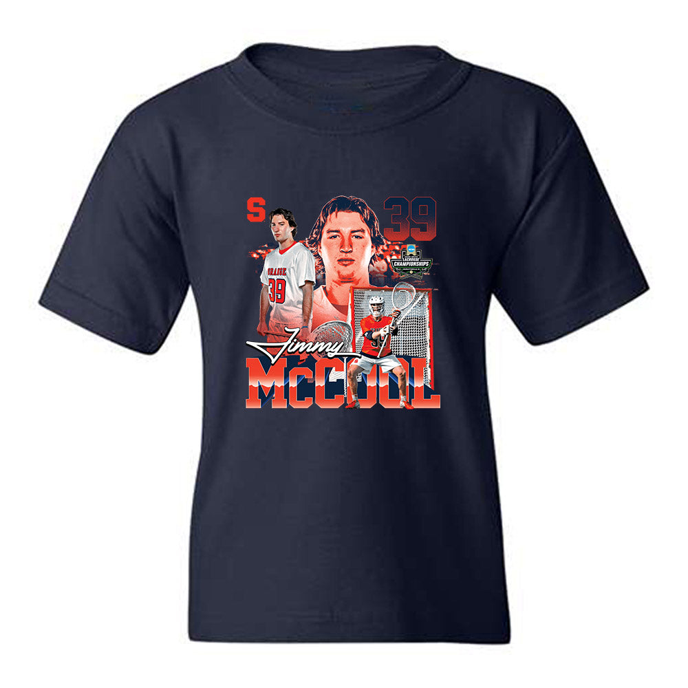 Syracuse - NCAA Men's Lacrosse : Jimmy Mccool - 2026 NCAA Championship Collage Youth T-Shirt-0
