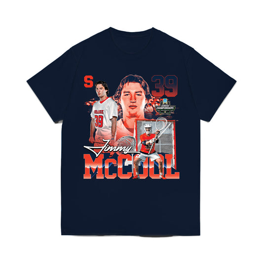 Syracuse - NCAA Men's Lacrosse : Jimmy Mccool - 2026 NCAA Championship Collage Comfort Colors T-Shirt-0