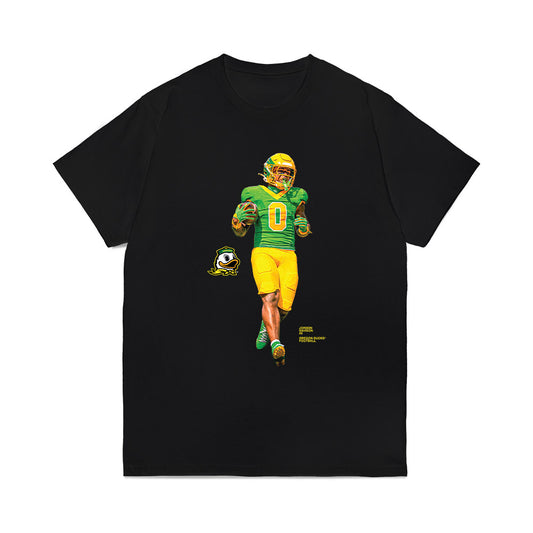 Oregon - NCAA Football : Jordon Davison - Breakthrough Comfort Colors T-Shirt-0