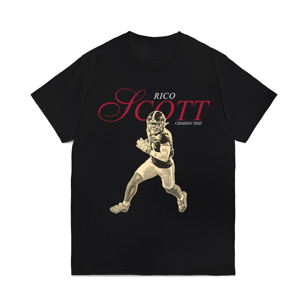 Alabama - NCAA Football : Rico Scott - Legacy Comfort Colors T-Shirt-0