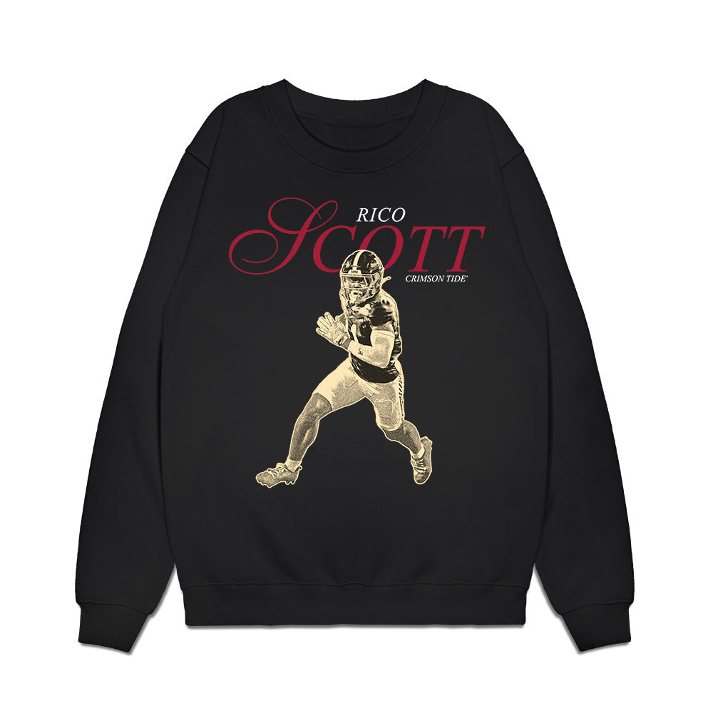 Alabama - NCAA Football : Rico Scott - Legacy Premium Crewneck Sweatshirt-0