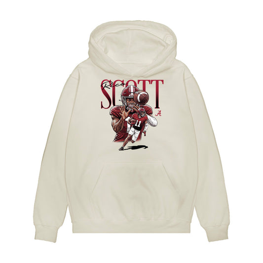 Alabama - NCAA Football : Rico Scott - Collage Premium Hooded Sweatshirt-0