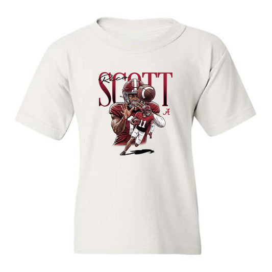 Alabama - NCAA Football : Rico Scott - Collage Youth T-Shirt-0