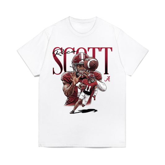 Alabama - NCAA Football : Rico Scott - Collage Comfort Colors T-Shirt-0