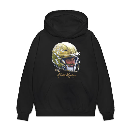 Georgia Tech - NCAA Football : Alberto Mendoza - Game Face Premium Hooded Sweatshirt-0