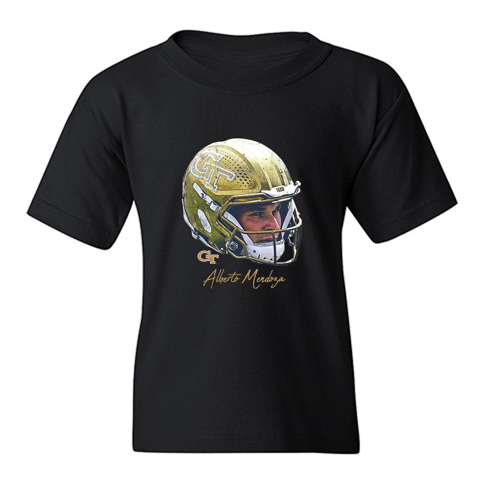 Georgia Tech - NCAA Football : Alberto Mendoza - Game Face Youth T-Shirt-0