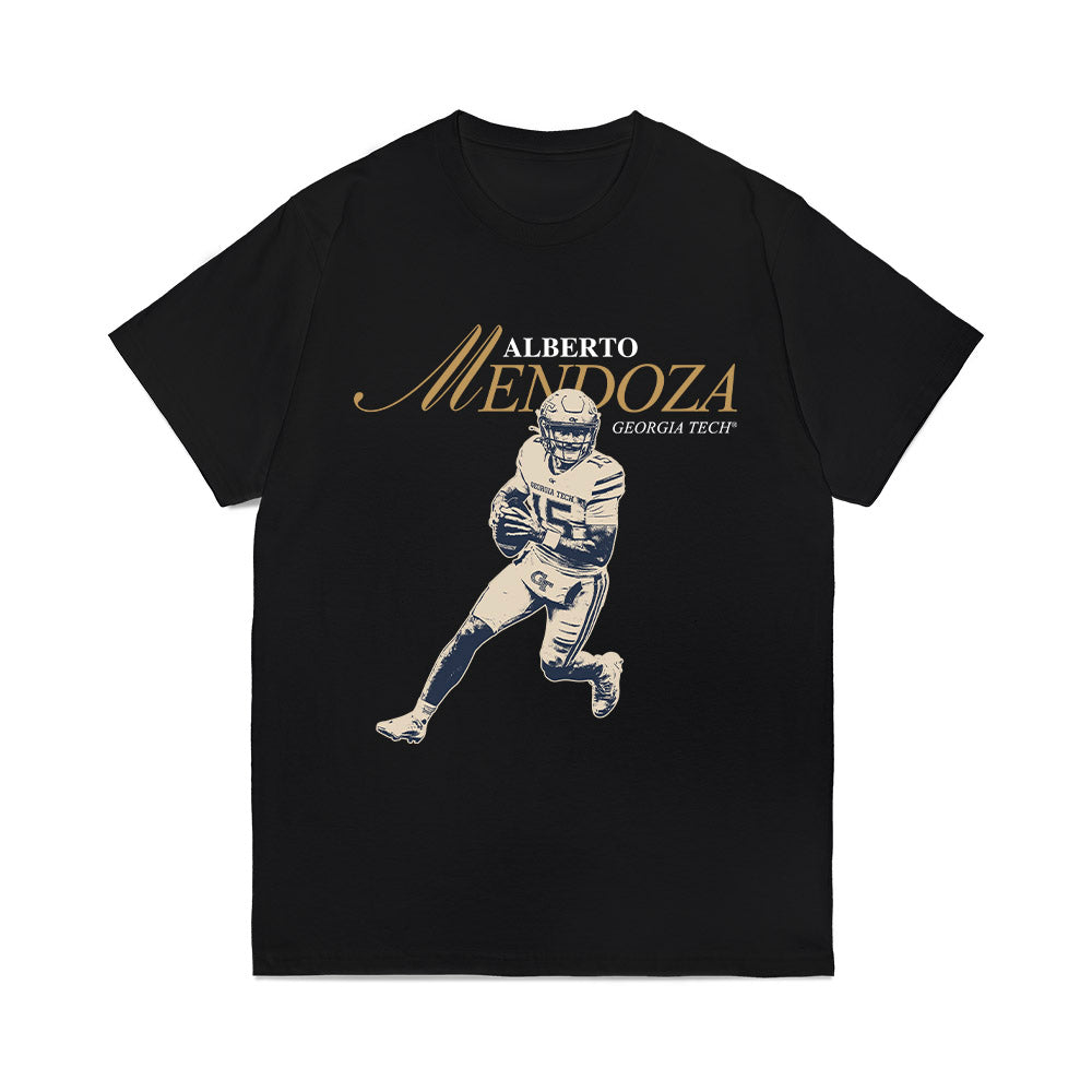 Georgia Tech - NCAA Football : Alberto Mendoza - Graphic Comfort Colors T-Shirt-0