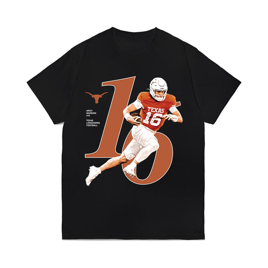 Texas - NCAA Football : Arch Manning - Breakthrough Series Comfort Colors T-Shirt-0