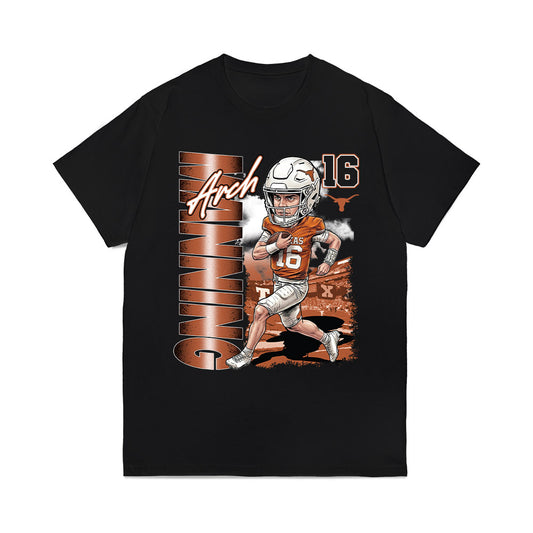 Texas - NCAA Football : Arch Manning - Caricature Comfort Colors T-Shirt-0