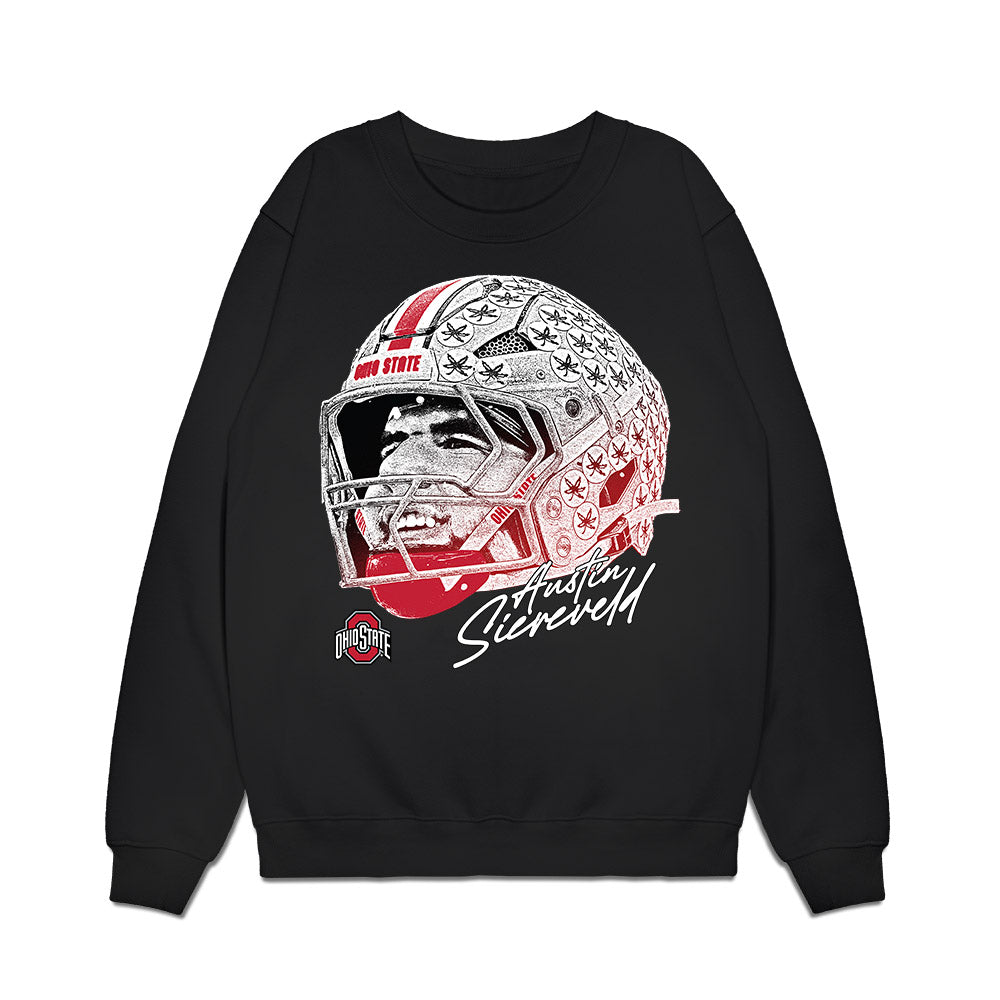 Ohio State - NCAA Football : Austin Siereveld - Game Face Premium Crewneck Sweatshirt-0