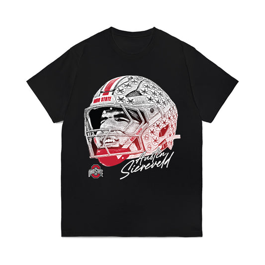 Ohio State - NCAA Football : Austin Siereveld - Game Face Comfort Colors T-Shirt-0