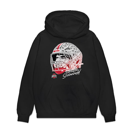 Ohio State - NCAA Football : Austin Siereveld - Game Face Premium Hooded Sweatshirt-0