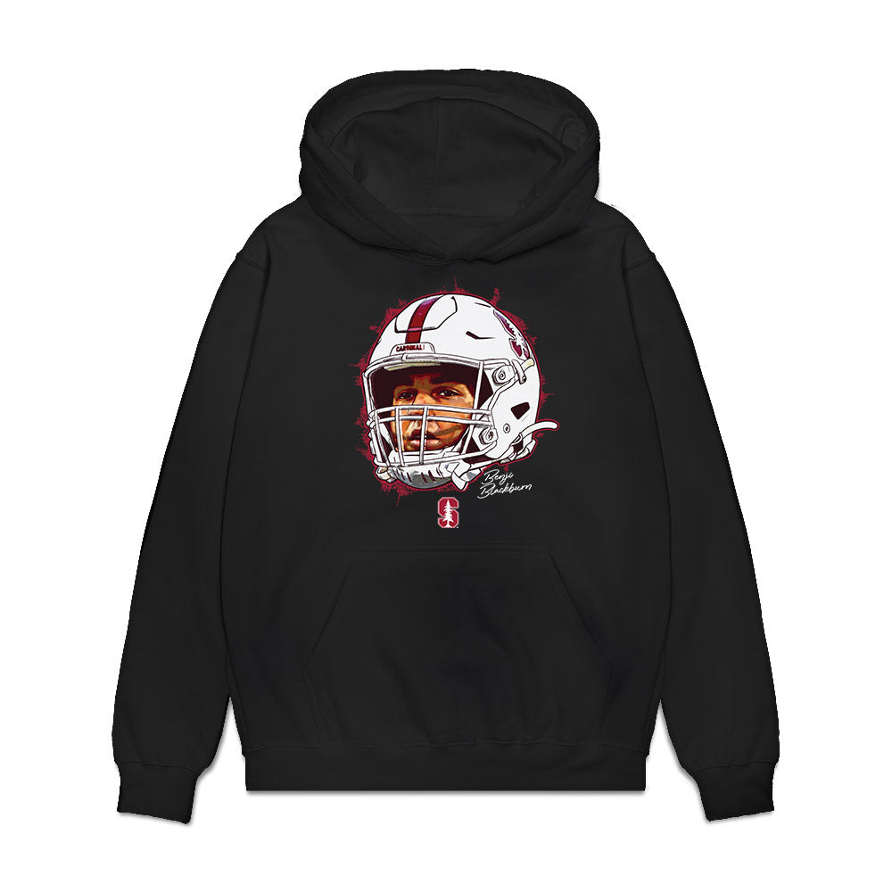 Stanford - NCAA Football : Benji Blackburn - Game Face Premium Hooded Sweatshirt-0