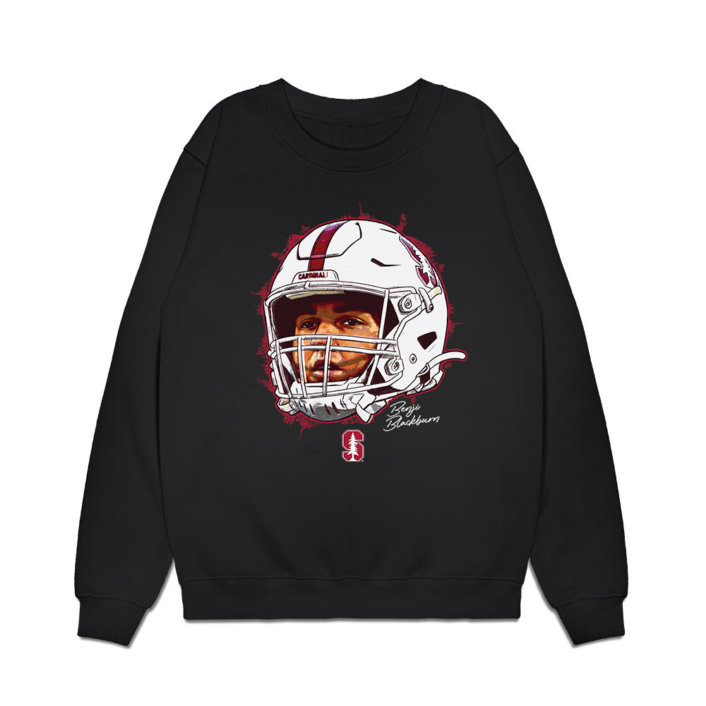 Stanford - NCAA Football : Benji Blackburn - Game Face Premium Crewneck Sweatshirt-0