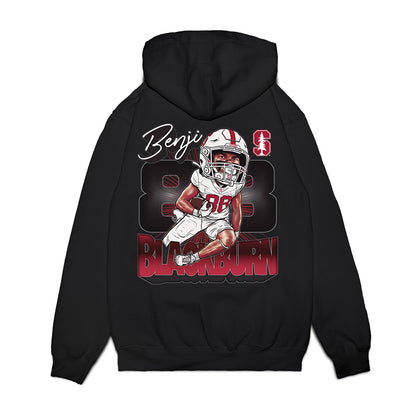 Stanford - NCAA Football : Benji Blackburn - Bobblehead Premium Hooded Sweatshirt-1