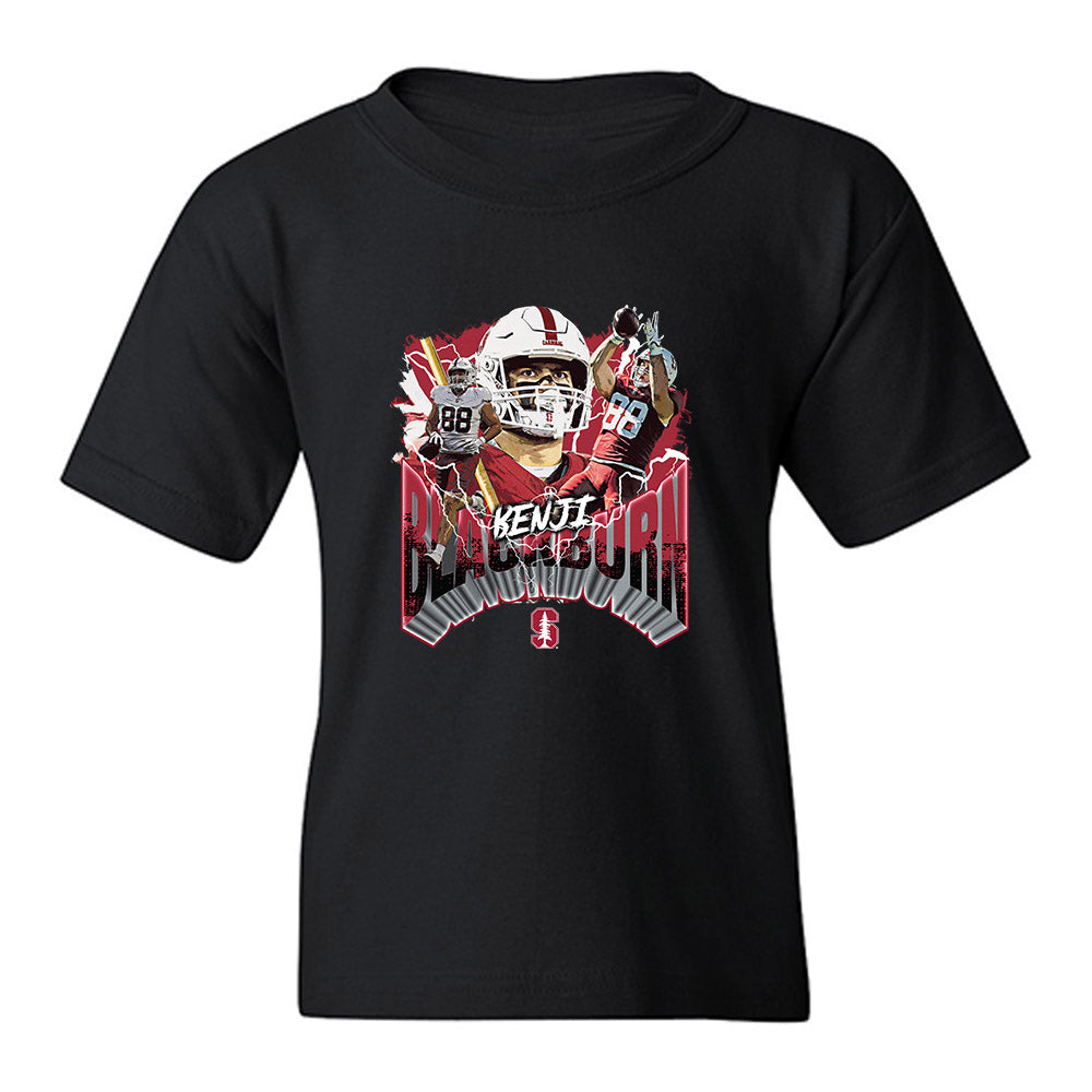 Stanford - NCAA Football : Benji Blackburn - Collage Youth T-Shirt-0