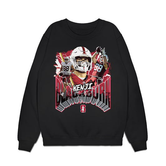 Stanford - NCAA Football : Benji Blackburn - Collage Premium Crewneck Sweatshirt-0
