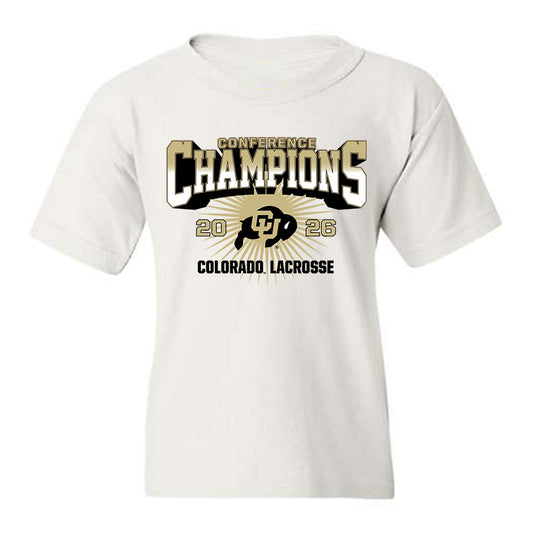 Colorado - NCAA Women's Lacrosse : Rylee Fanelli - Conference Champions Youth T-Shirt-0