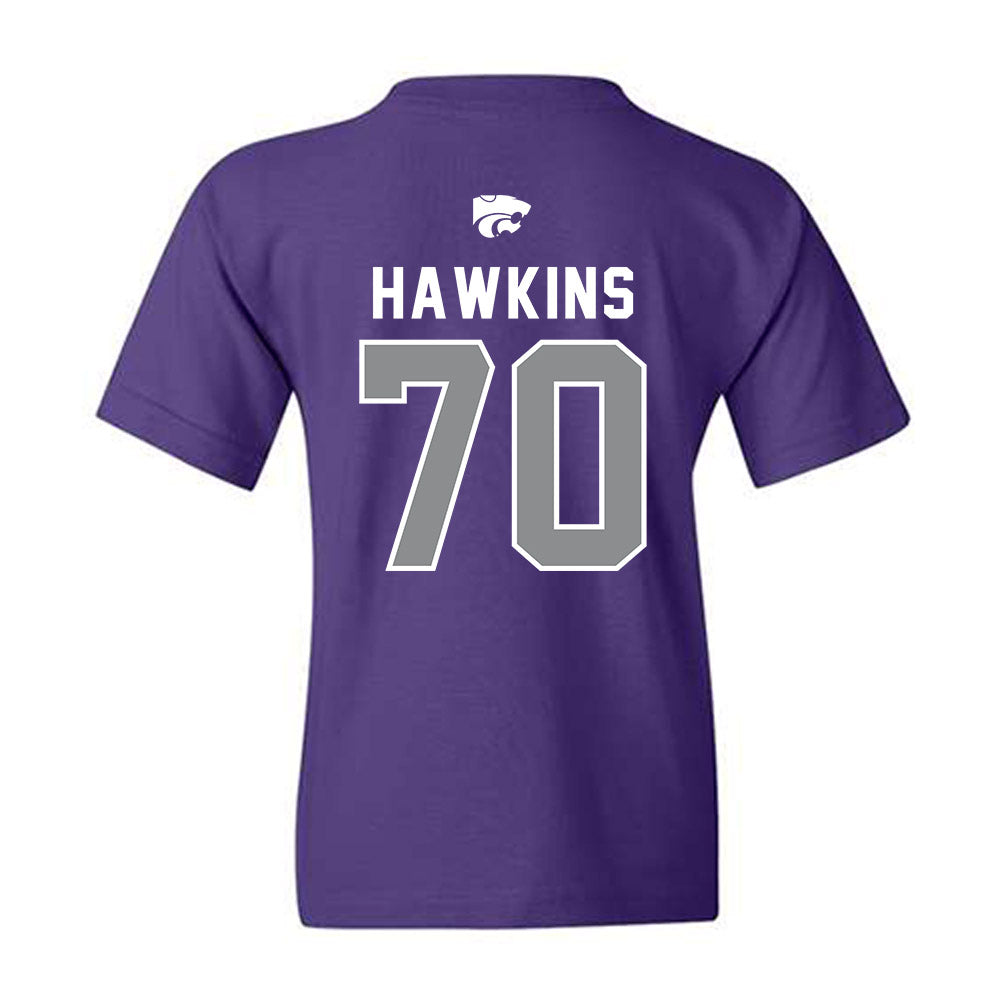 Kansas State - NCAA Football : Gus Hawkins - EMAW Youth T-Shirt-1