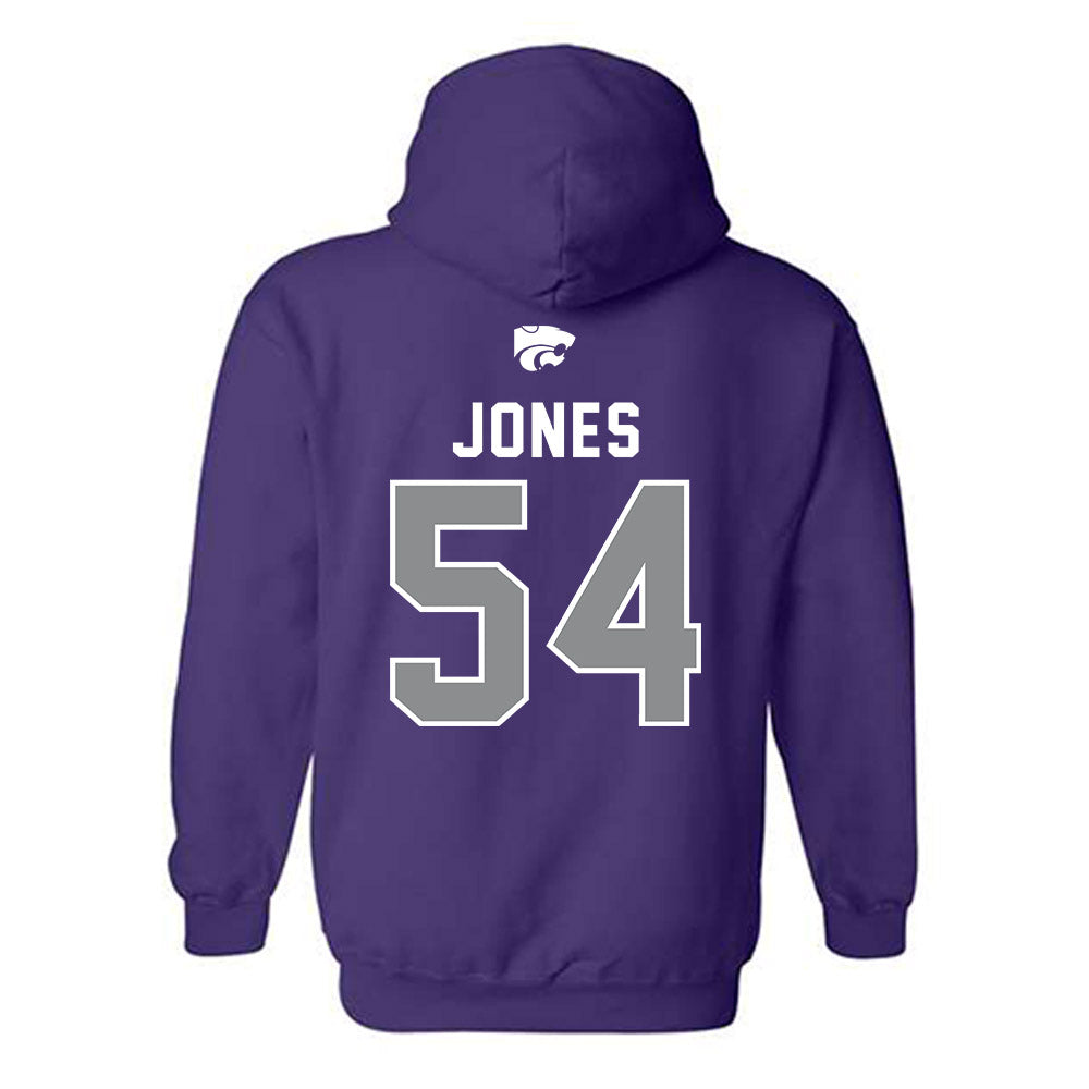 Kansas State - NCAA Football : Keiton Jones - EMAW Hooded Sweatshirt-1