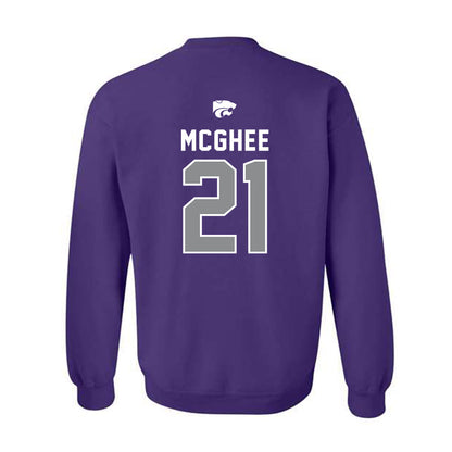 Kansas State - NCAA Football : LJ McGhee - EMAW Crewneck Sweatshirt-1