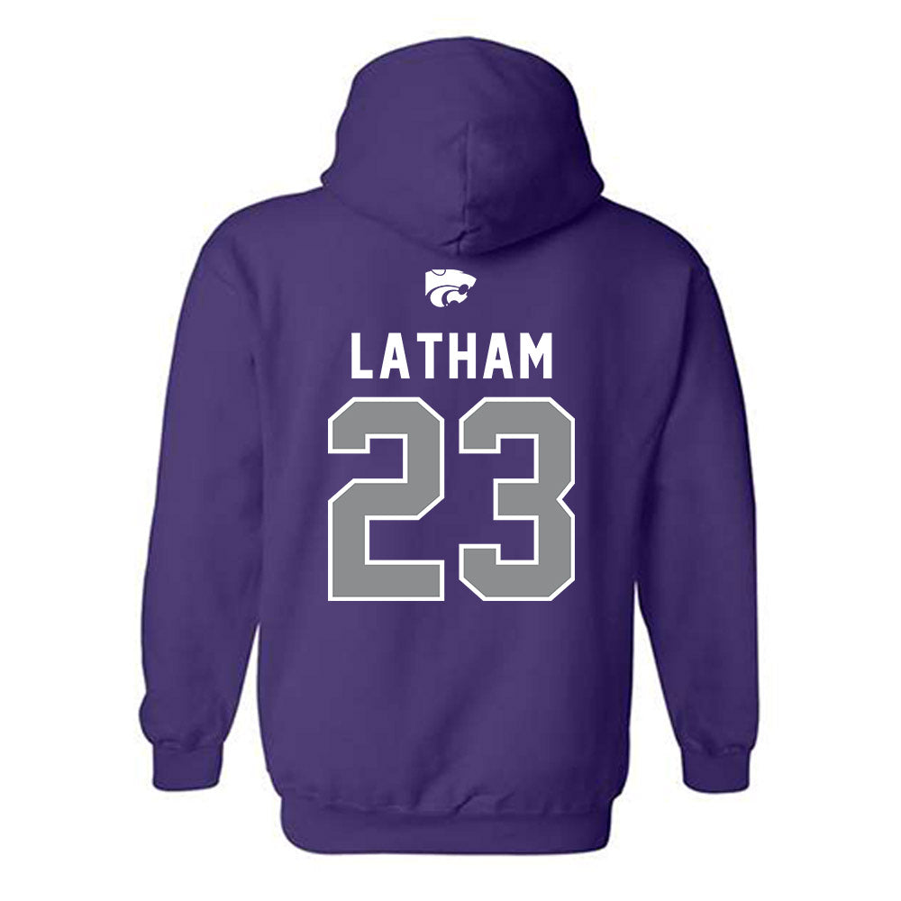 Kansas State - NCAA Women's Volleyball : Lauren Latham - EMAW Hooded Sweatshirt-1