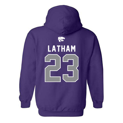 Kansas State - NCAA Women's Volleyball : Lauren Latham - EMAW Hooded Sweatshirt-1