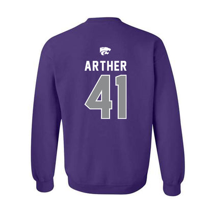 Kansas State - NCAA Baseball : Adam Arther - EMAW Crewneck Sweatshirt-1