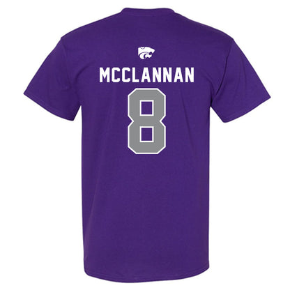 Kansas State - NCAA Football : Simon McClannan - EMAW T-Shirt-1
