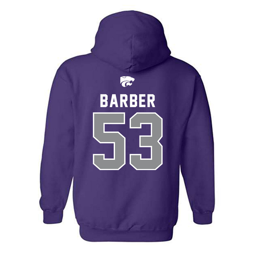 Kansas State - NCAA Football : Lamarcus Barber - EMAW Hooded Sweatshirt-1