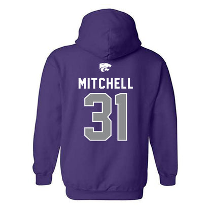Kansas State - NCAA Football : Dominic Mitchell - EMAW Hooded Sweatshirt-1