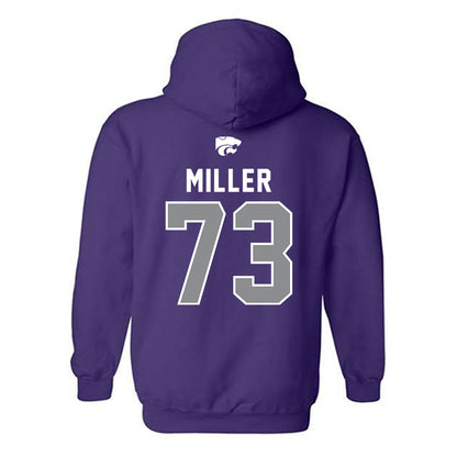 Kansas State - NCAA Football : Ollie Miller - EMAW Hooded Sweatshirt-1