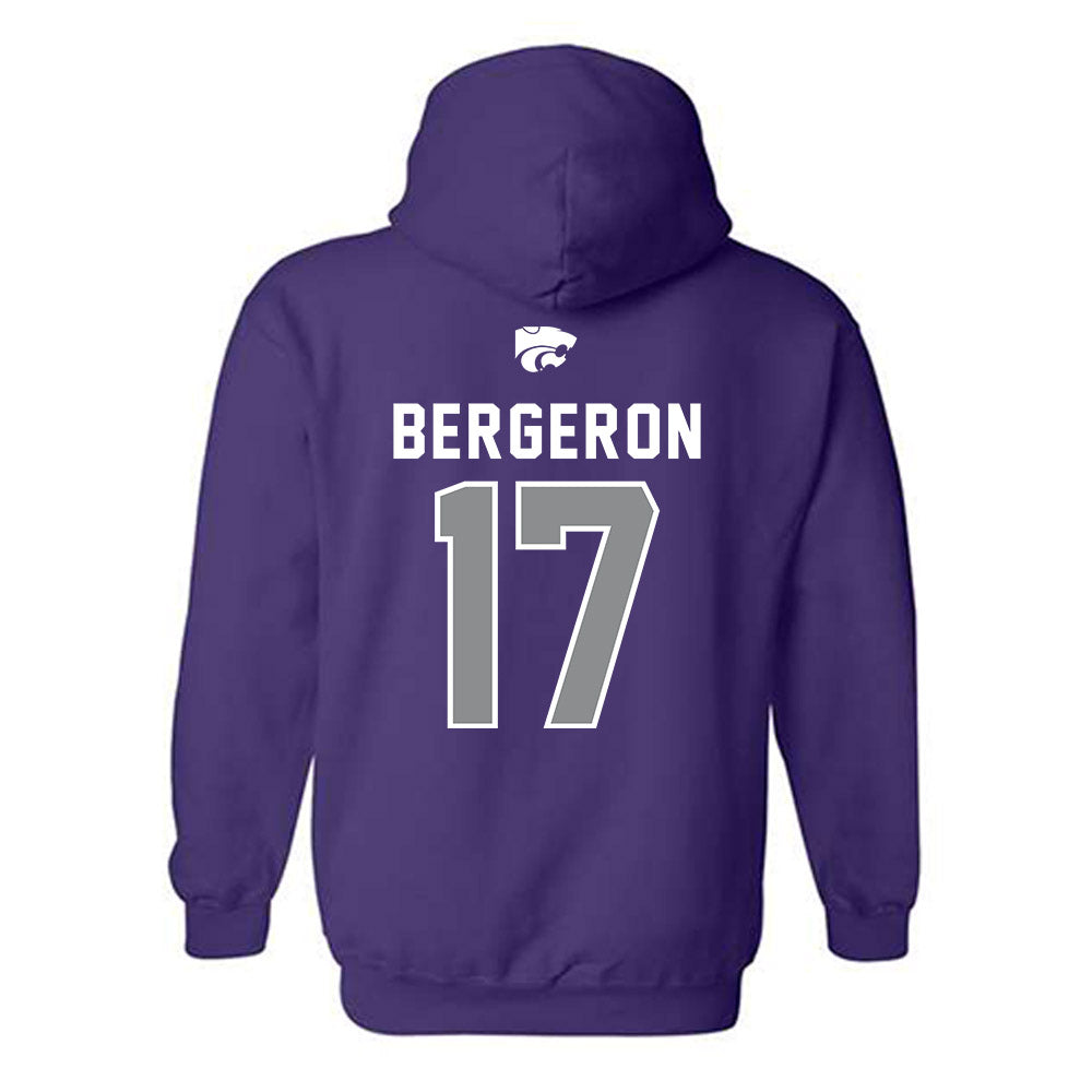 Kansas State - NCAA Football : Mikey Bergeron - EMAW Hooded Sweatshirt-1